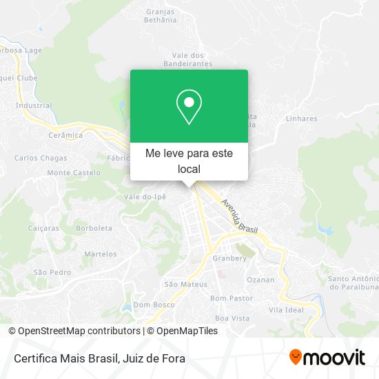 Certifica Mais Brasil mapa