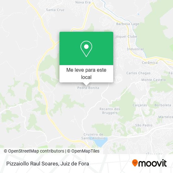 Pizzaiollo Raul Soares mapa