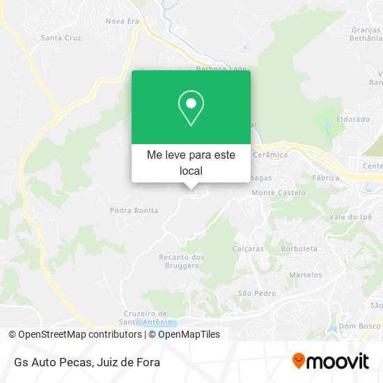 Gs Auto Pecas mapa