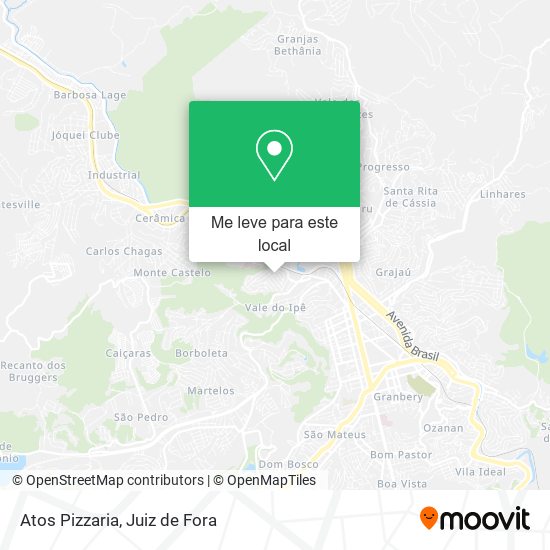 Atos Pizzaria mapa