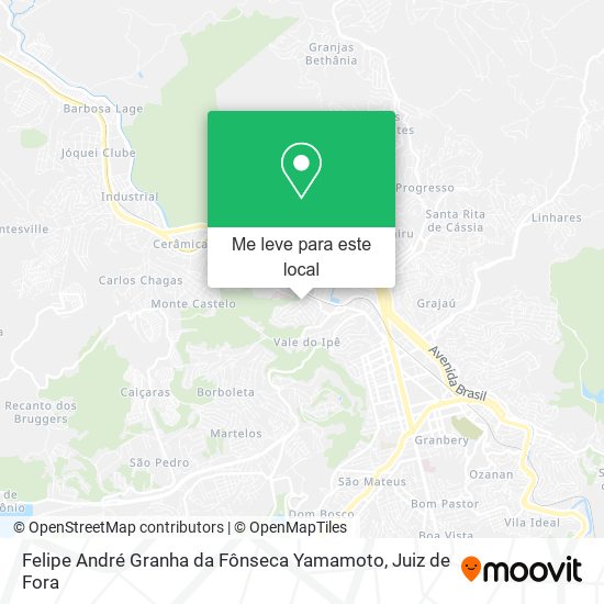 Felipe André Granha da Fônseca Yamamoto mapa