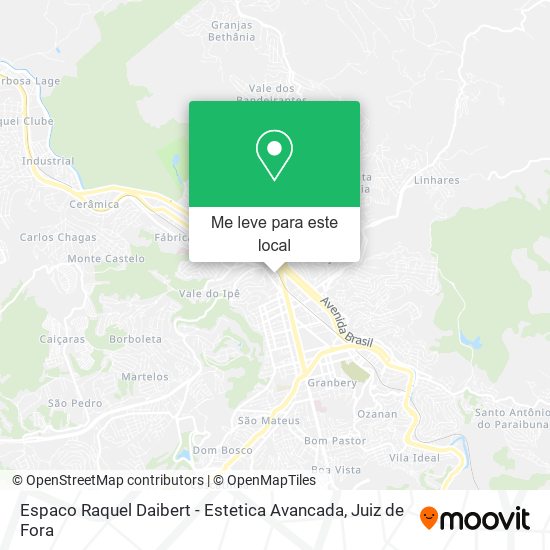 Espaco Raquel Daibert - Estetica Avancada mapa