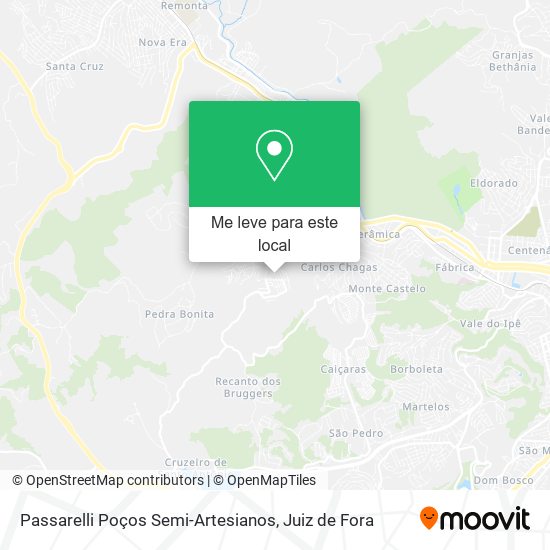 Passarelli Poços Semi-Artesianos mapa