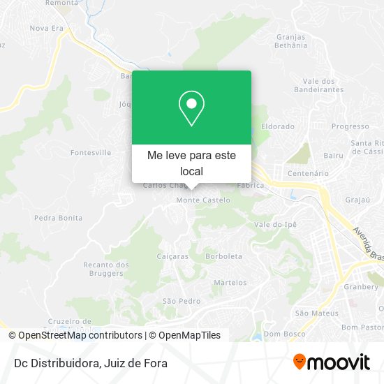 Dc Distribuidora mapa