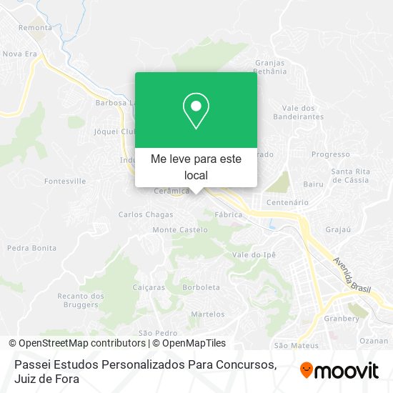 Passei Estudos Personalizados Para Concursos mapa