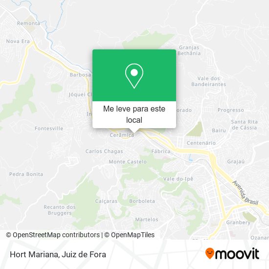 Hort Mariana mapa