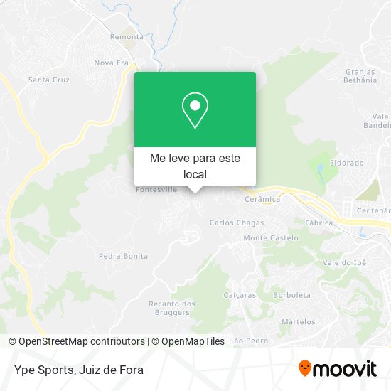 Ype Sports mapa