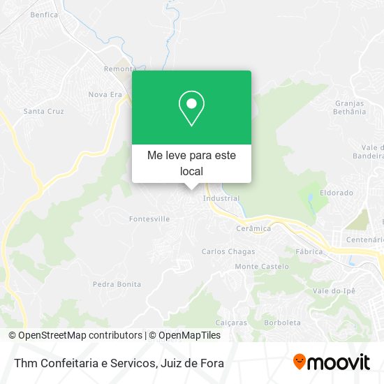 Thm Confeitaria e Servicos mapa