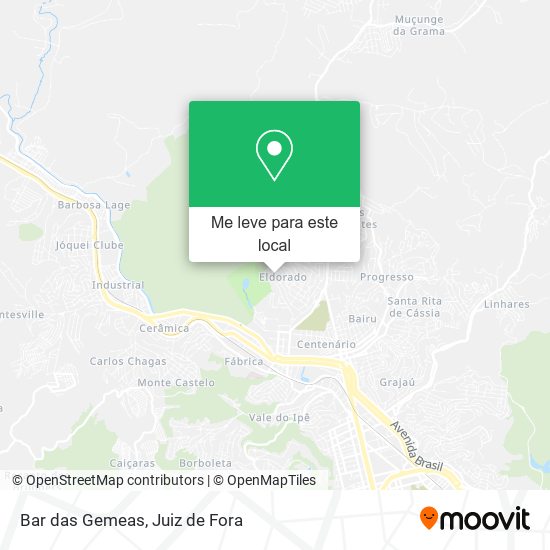 Bar das Gemeas mapa