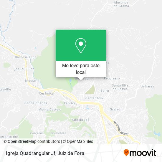 Igreja Quadrangular Jf mapa