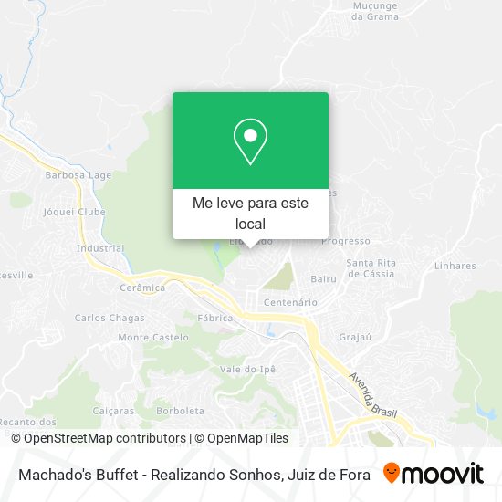 Machado's Buffet - Realizando Sonhos mapa