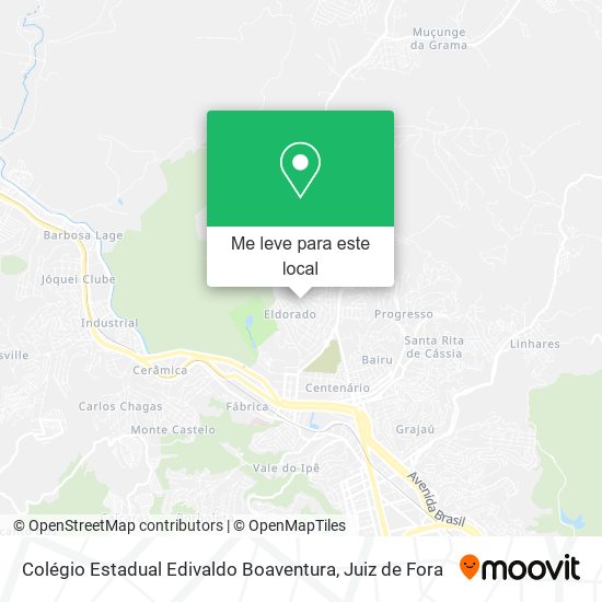 Colégio Estadual Edivaldo Boaventura mapa