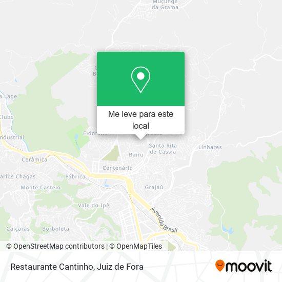 Restaurante Cantinho mapa