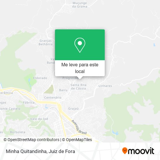Minha Quitandinha mapa