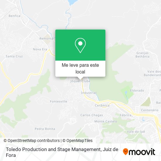 Toledo Production and Stage Management mapa