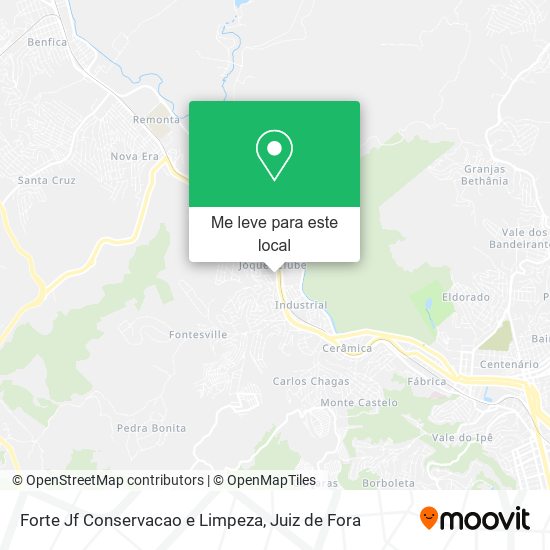 Forte Jf Conservacao e Limpeza mapa