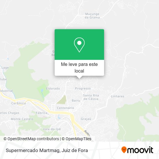 Supermercado Martmag mapa