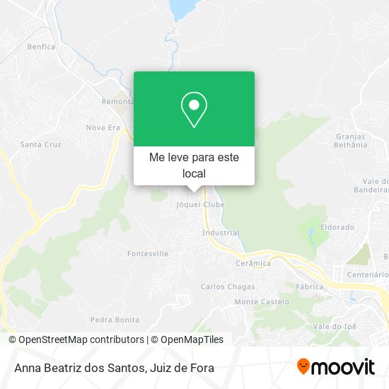 Anna Beatriz dos Santos mapa