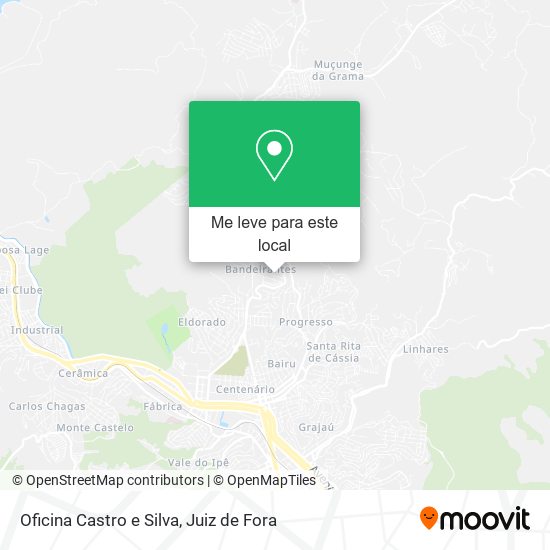 Oficina Castro e Silva mapa