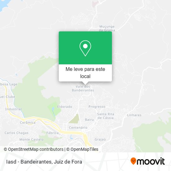 Iasd - Bandeirantes mapa