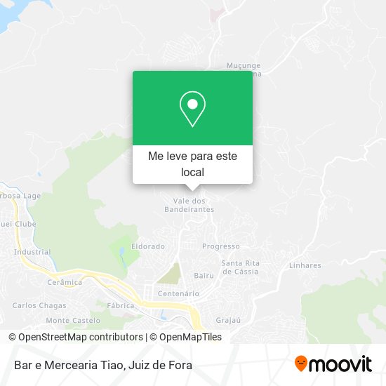 Bar e Mercearia Tiao mapa