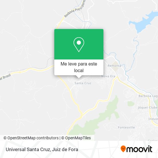 Universal Santa Cruz mapa
