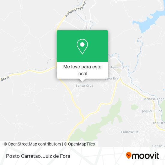Posto Carretao mapa