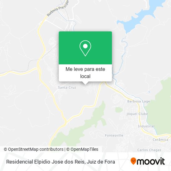 Residencial Elpidio Jose dos Reis mapa