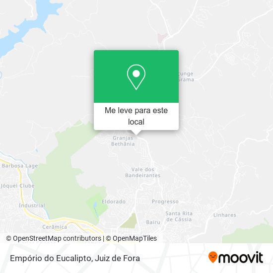 Empório do Eucalipto mapa