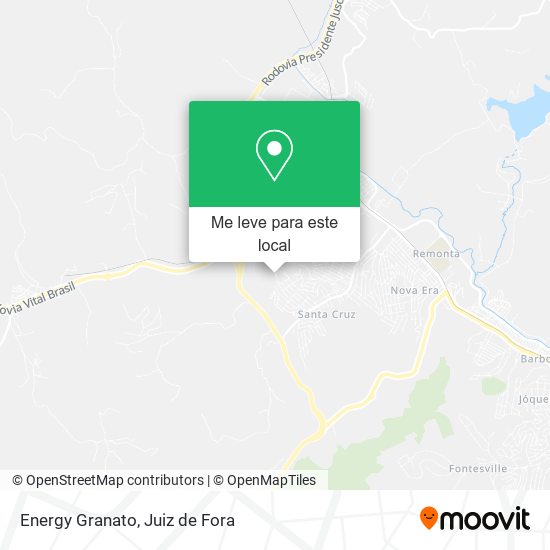 Energy Granato mapa