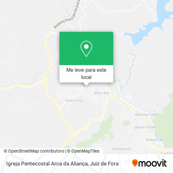 Igreja Pentecostal Arca da Aliança mapa
