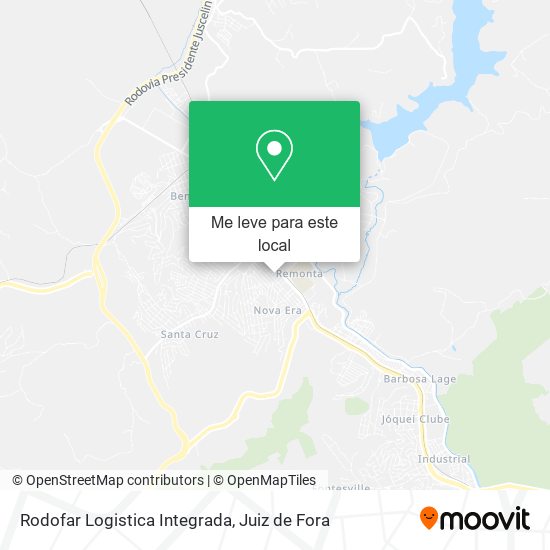 Rodofar Logistica Integrada mapa
