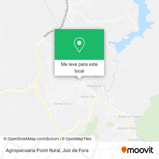 Agropecuaria Point Rural mapa