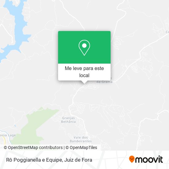 Rô Poggianella e Equipe mapa