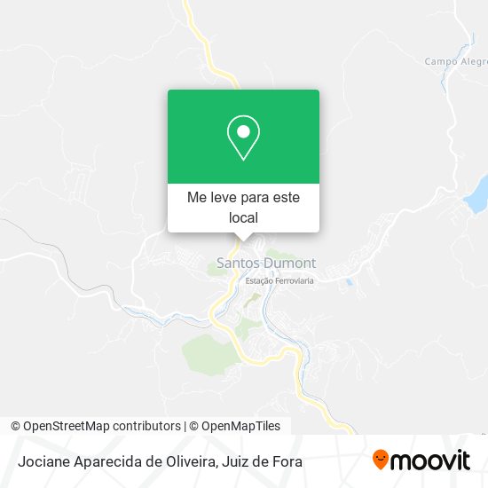 Jociane Aparecida de Oliveira mapa