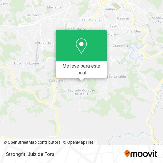 Strongfit mapa
