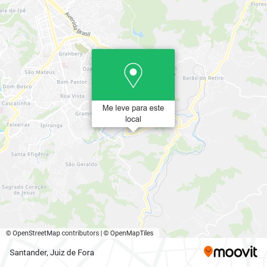 Santander mapa