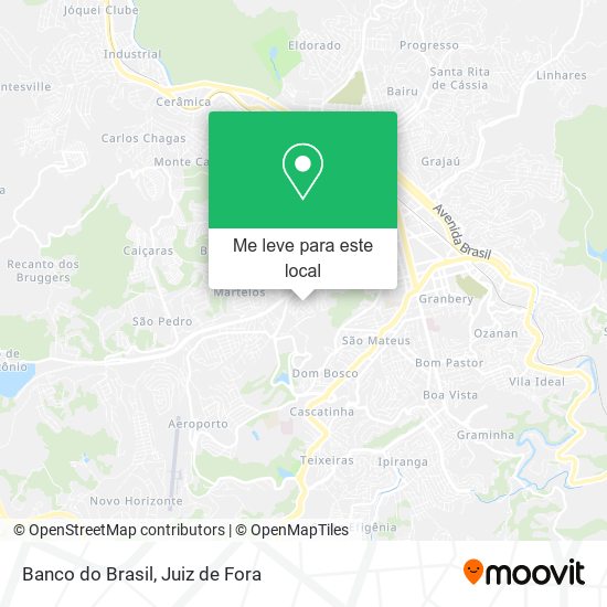 Banco do Brasil mapa