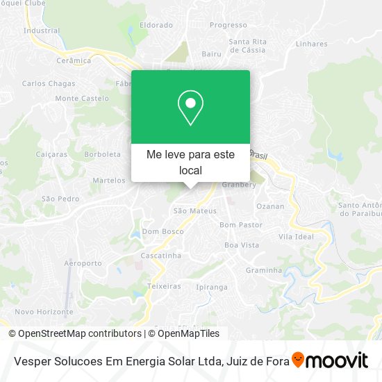 Vesper Solucoes Em Energia Solar Ltda mapa