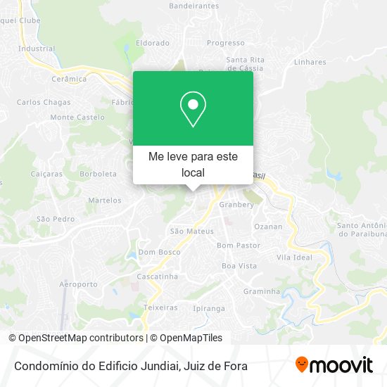 Condomínio do Edificio Jundiai mapa