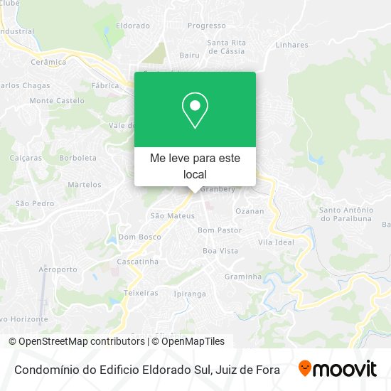 Condomínio do Edificio Eldorado Sul mapa