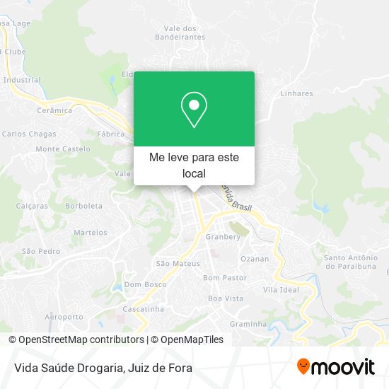Vida Saúde Drogaria mapa