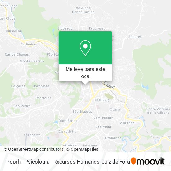 Poprh - Psicológia - Recursos Humanos mapa