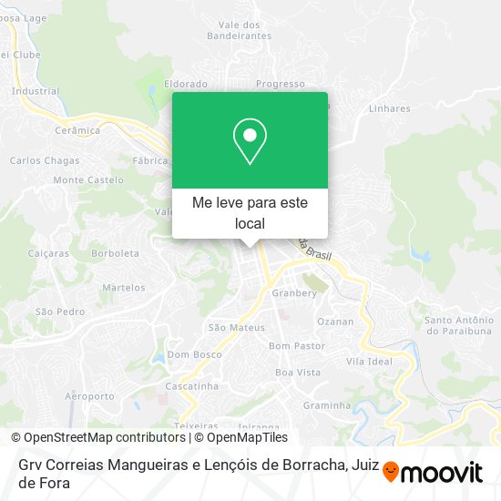 Grv Correias Mangueiras e Lençóis de Borracha mapa