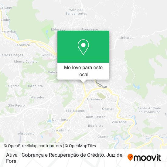 Ativa - Cobrança e Recuperação de Crédito mapa