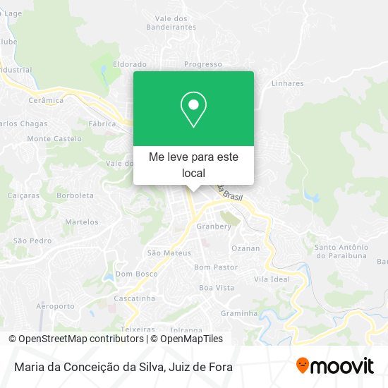 Maria da Conceição da Silva mapa