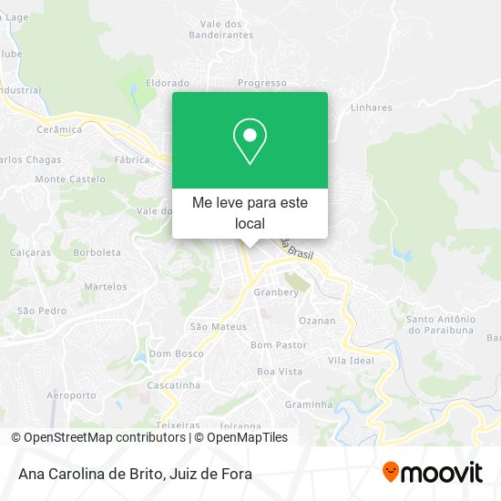 Ana Carolina de Brito mapa