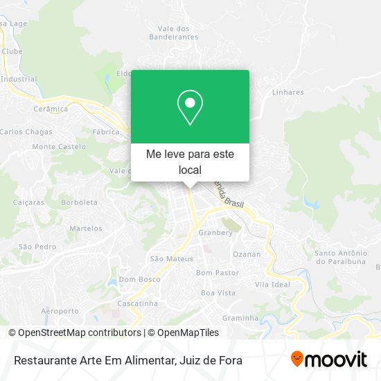 Restaurante Arte Em Alimentar mapa