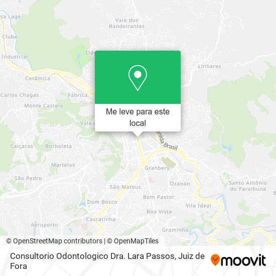 Consultorio Odontologico Dra. Lara Passos mapa