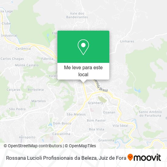 Rossana Lucioli Profissionais da Beleza mapa